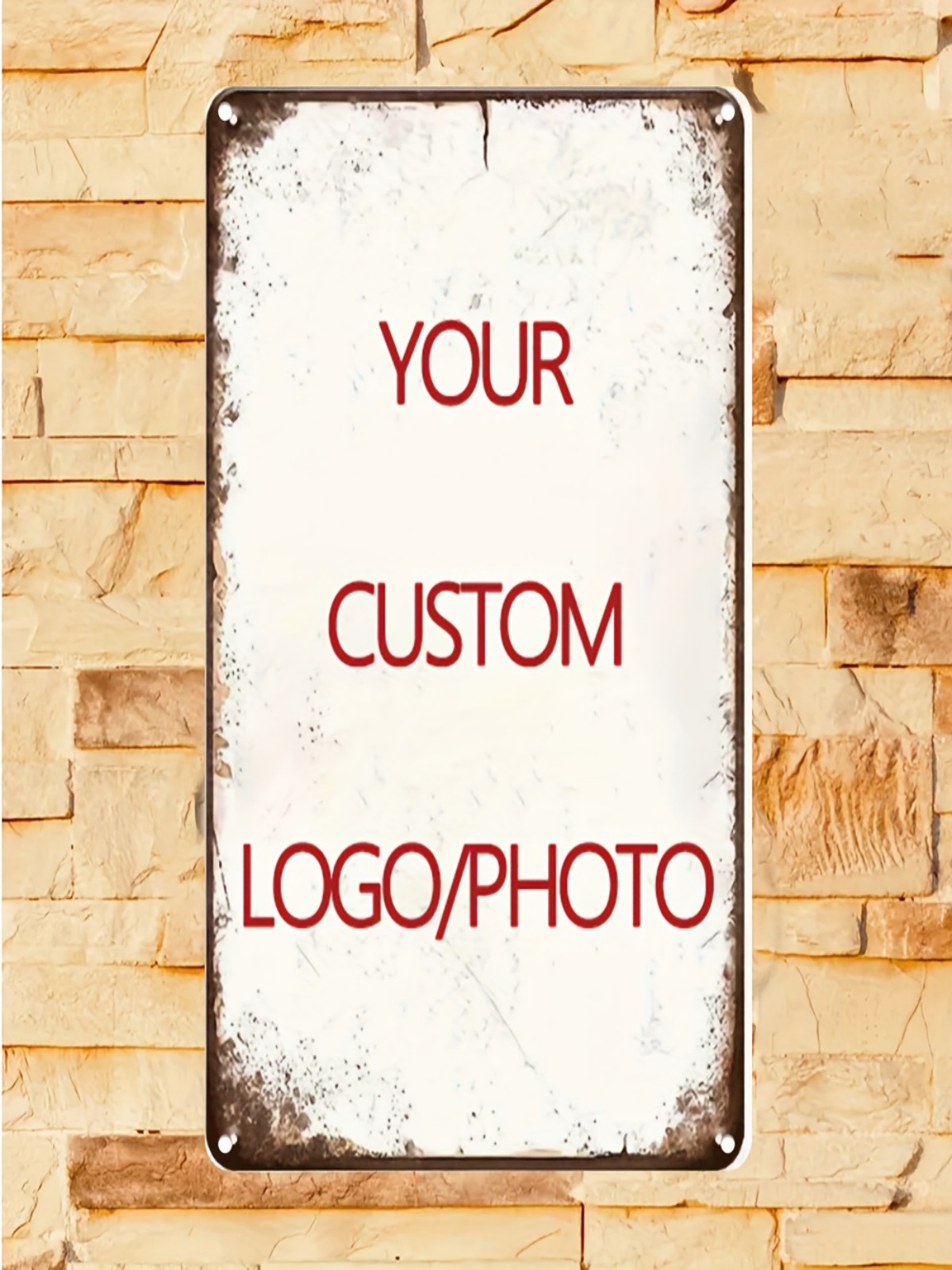 Home Decor Logo - Custom Aluminum Tin Sign 20x30cm -