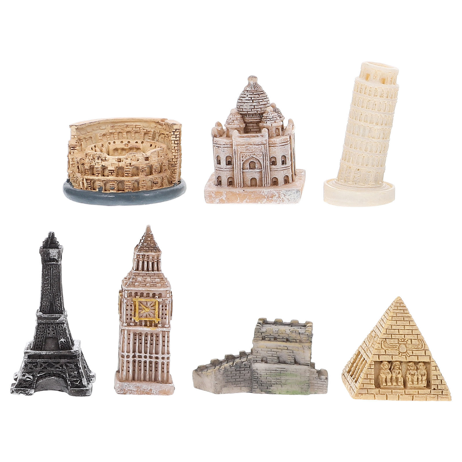 Home Decor Resin - 7Pcs Lifelike Roman Statues Resin Ancient