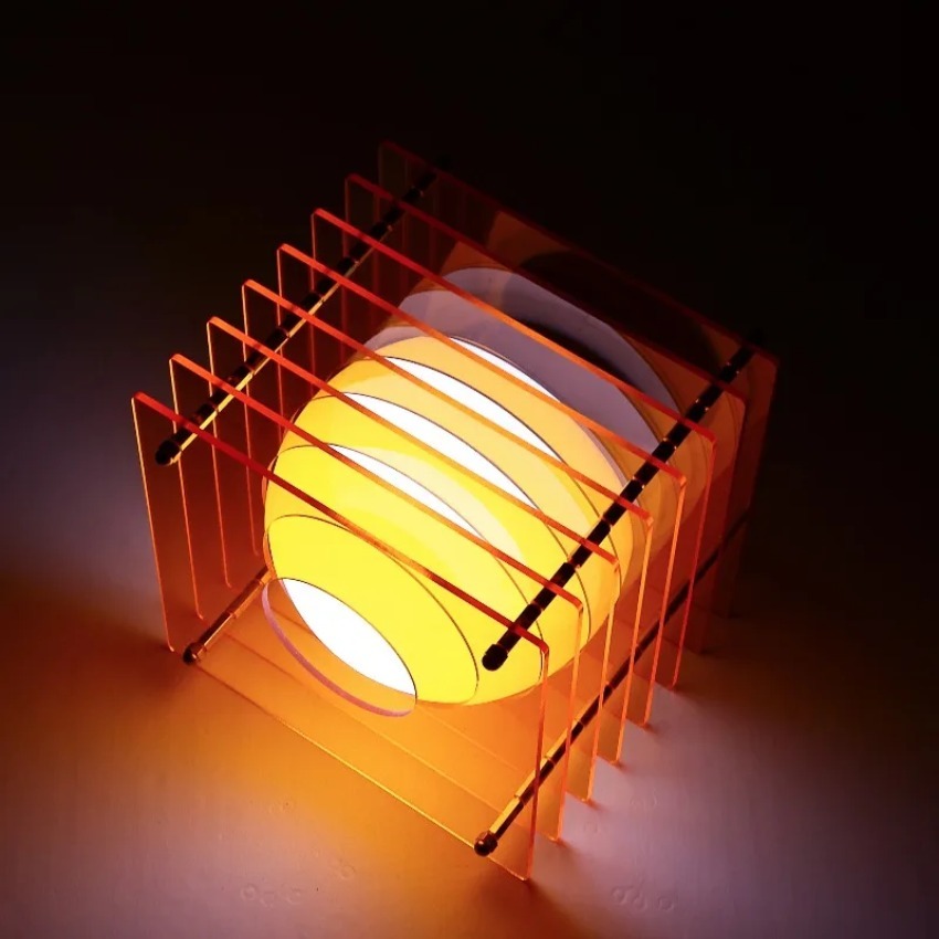 Home Decor Happy - DIY Moon Lamp Acrylic Thousand Layer
