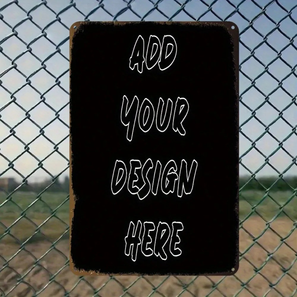 CIFbuy 8x12in Custom Tin Sign, - đánh giá và giá Home Decor Logo