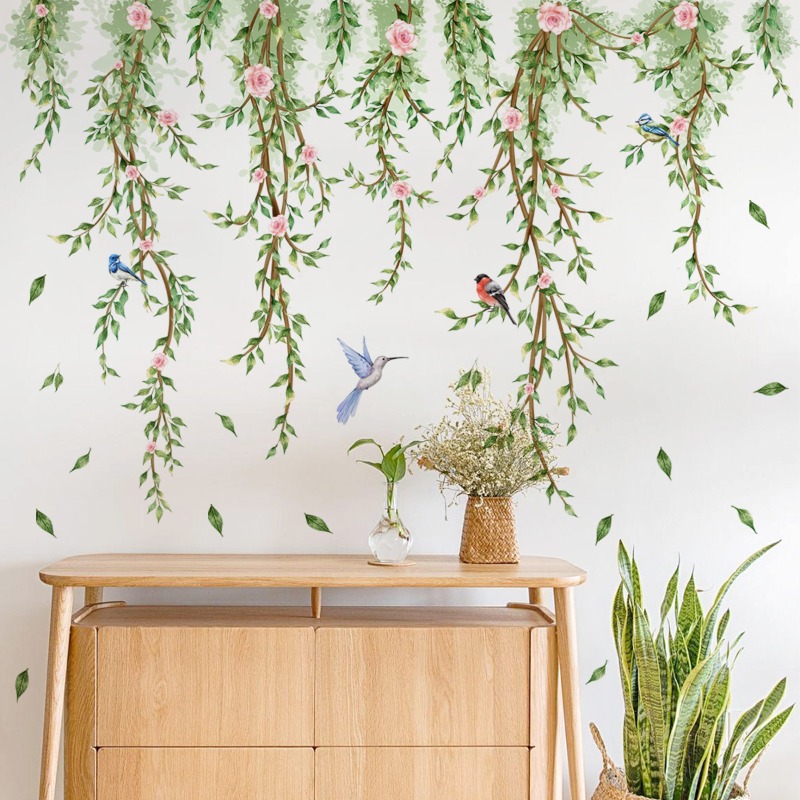 Branches Flowers Birds Glass S - đánh giá và giá Home Decor Window Blinds
