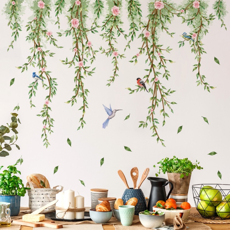 Branches Flowers Birds Glass S - đánh giá và giá Home Decor Window Blinds