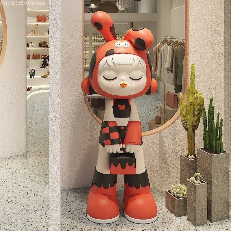 Art Cartoon Girl Statue Indoor - đánh giá và giá Home Decor Resin