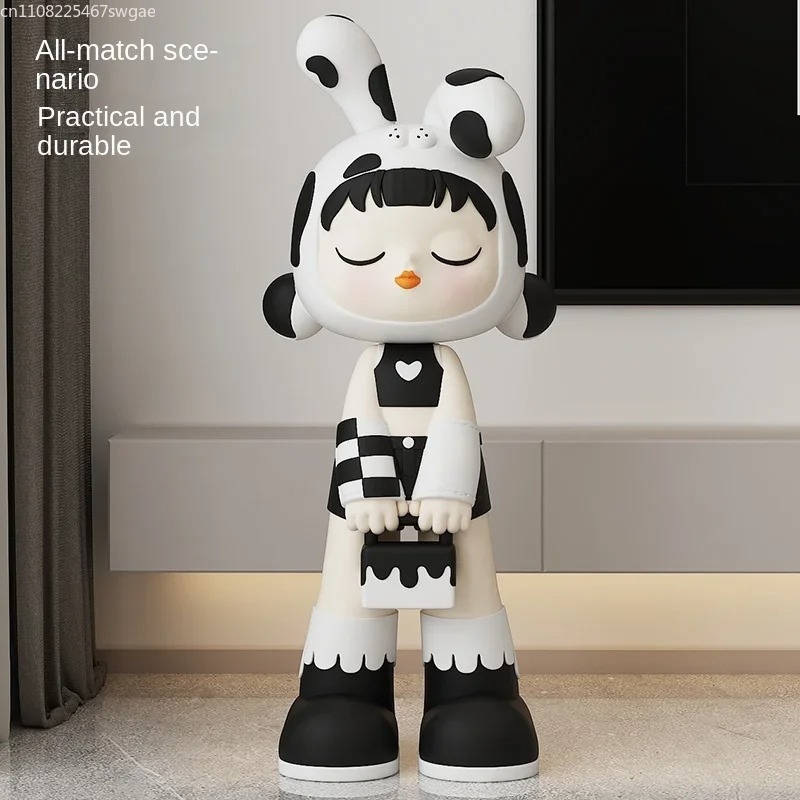 Art Cartoon Girl Statue Indoor - đánh giá và giá Home Decor Resin