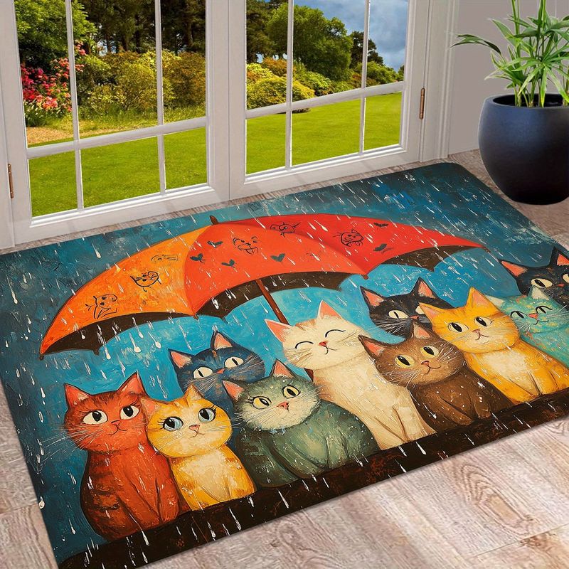 VIKAMA Rainy Day Cats Under Um - đánh giá và giá Home Decor Under 1000