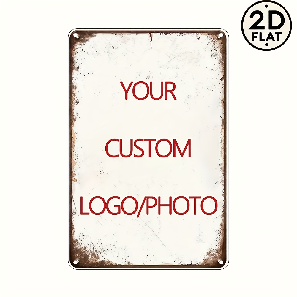 Custom Aluminum Tin Sign 20x30 - đánh giá và giá Home Decor Logo