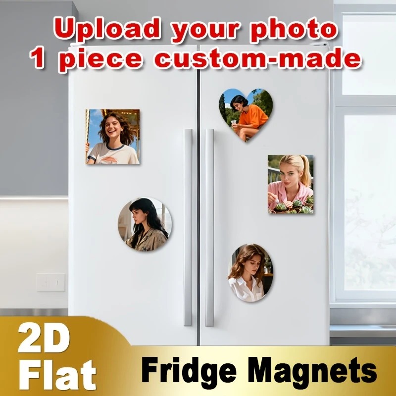 Custom Photo Fridge Magnet 2D  - đánh giá và giá Home Decor For Birthday