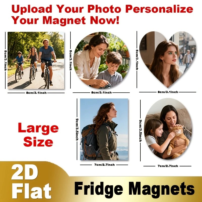 Custom Photo Fridge Magnet 2D  - đánh giá và giá Home Decor For Birthday