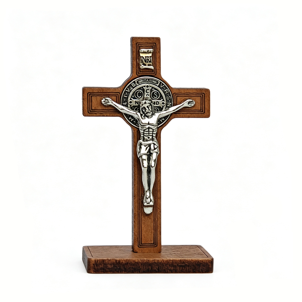 St Benedict Standing Crucifix  - đánh giá và giá Home Decor Theme