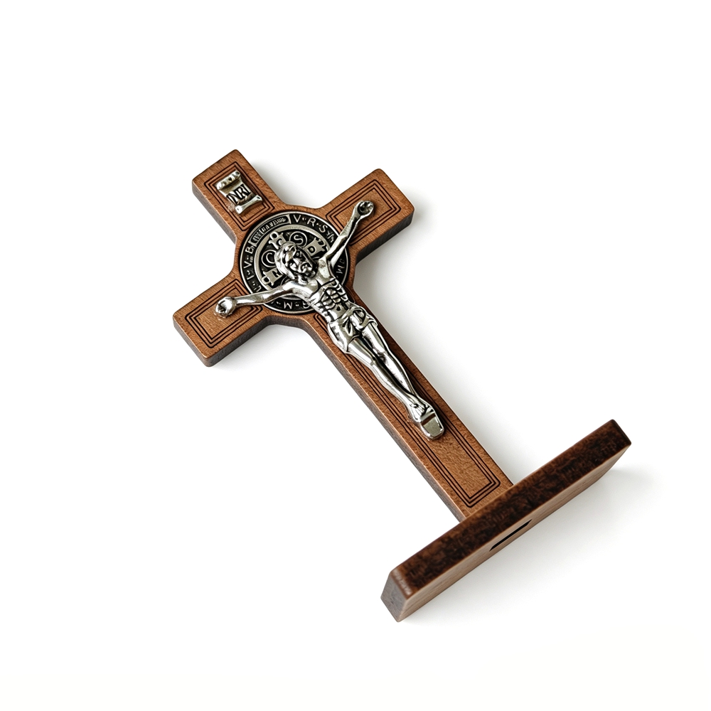 St Benedict Standing Crucifix  - đánh giá và giá Home Decor Theme