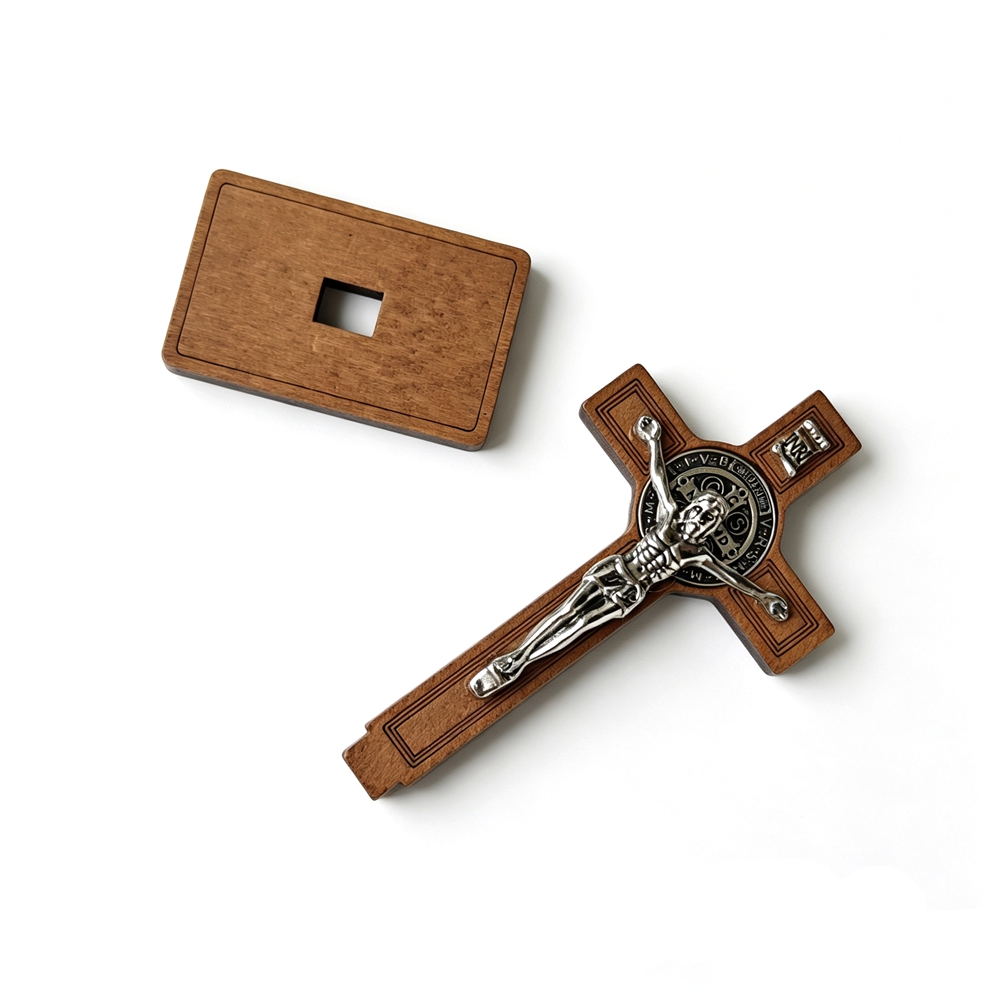 St Benedict Standing Crucifix  - đánh giá và giá Home Decor Theme