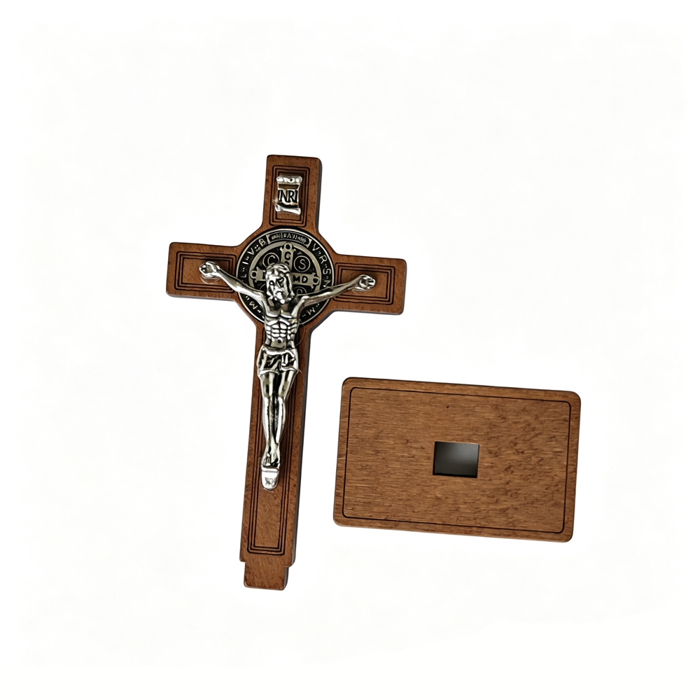 St Benedict Standing Crucifix  - đánh giá và giá Home Decor Theme