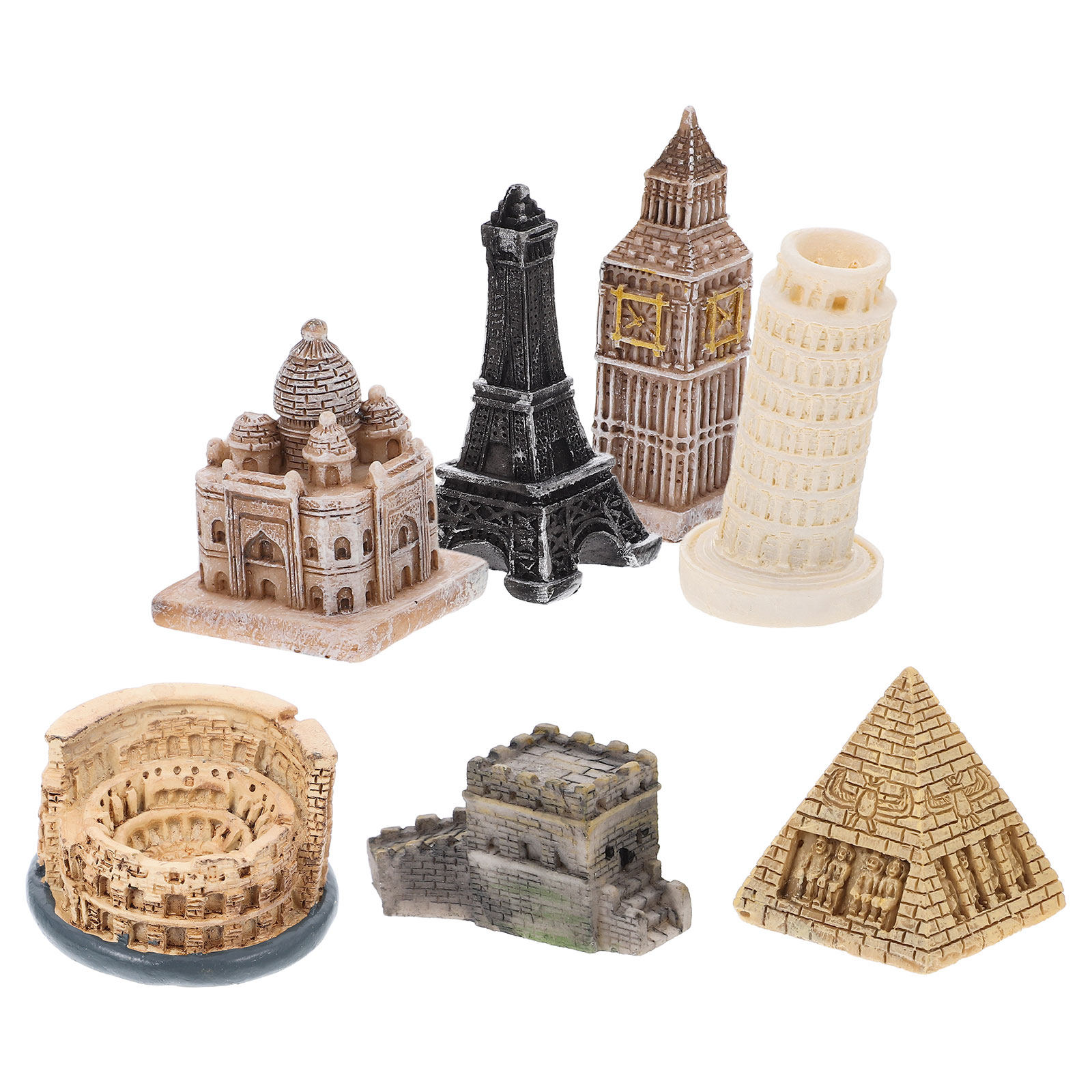7Pcs Lifelike Roman Statues Re - đánh giá và giá Home Decor Resin