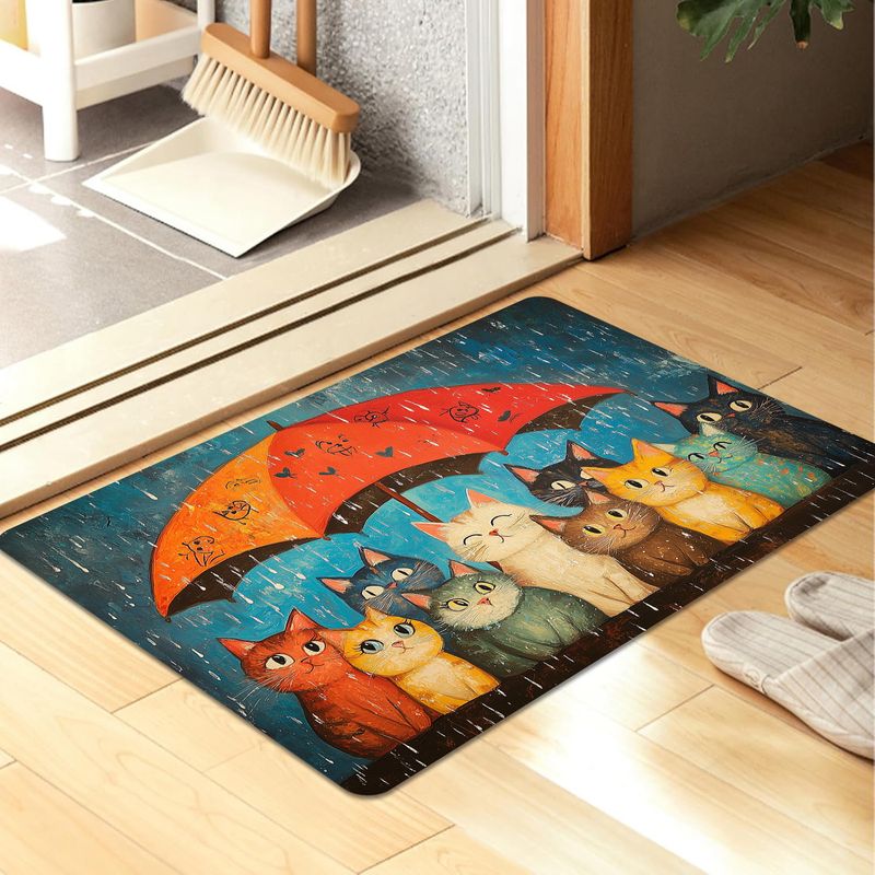 VIKAMA Cute Cats Under Umbrell - đánh giá và giá Home Decor Under 1000