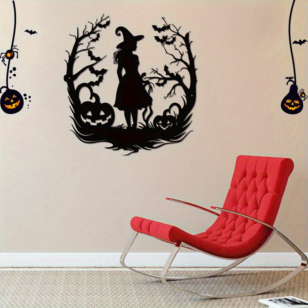 Witch Metal Art SVG Halloween  - đánh giá và giá Home Decor Logo