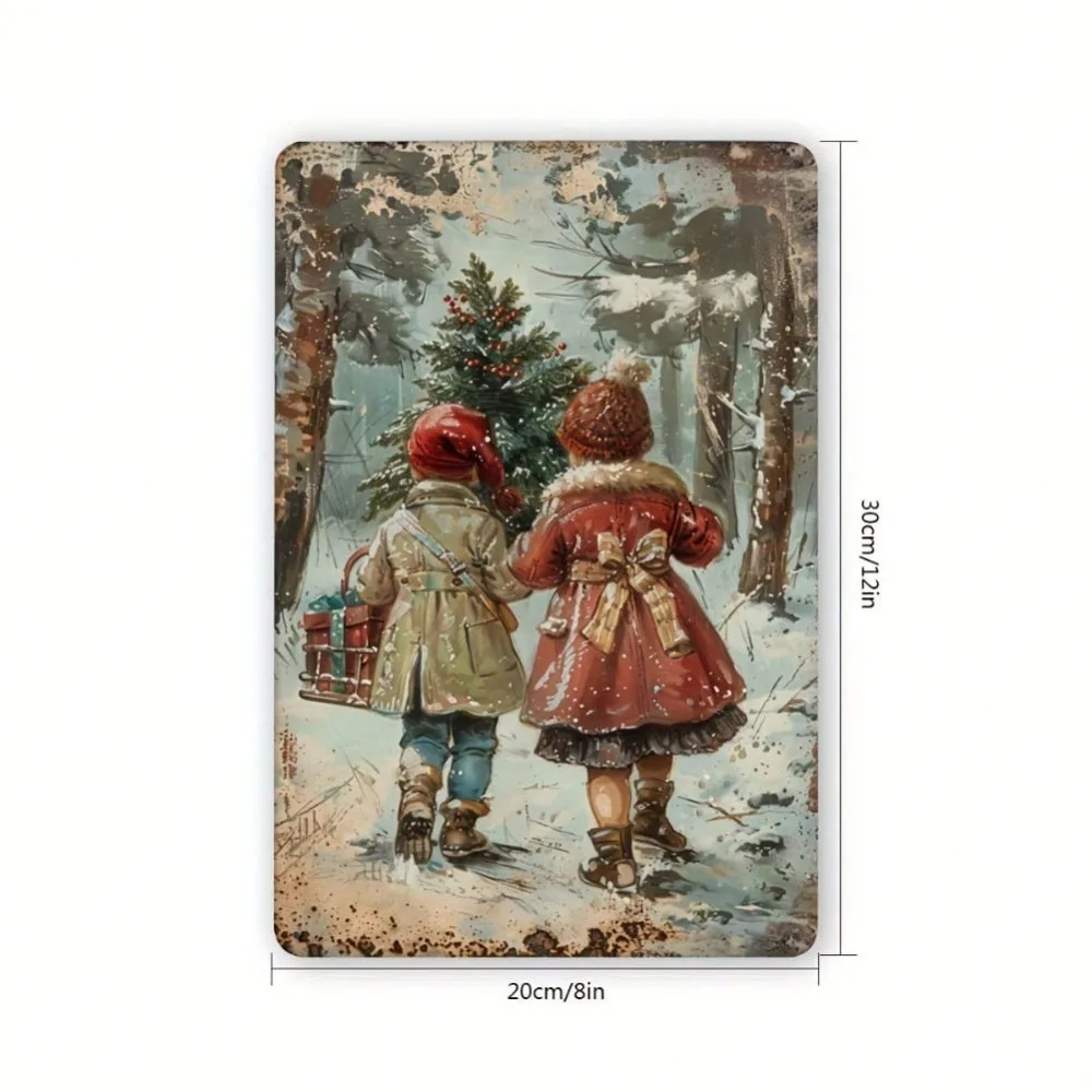 Vintage Christmas Metal Sign 8 - đánh giá và giá Home Decor Locations