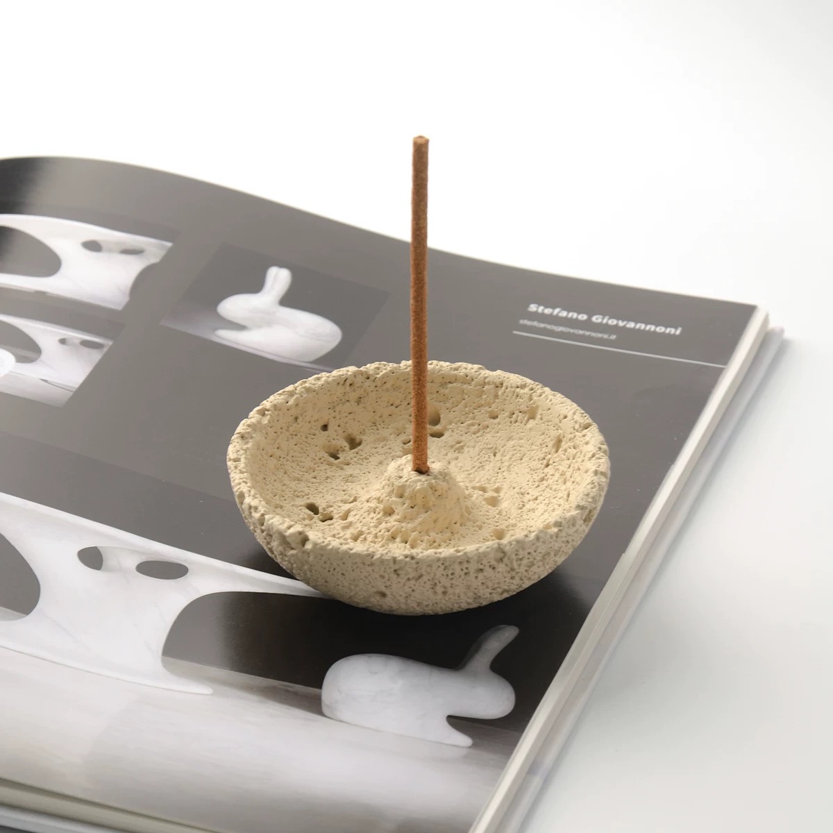 Meteorite Texture Cement Incen - đánh giá và giá Incense Stick Holder