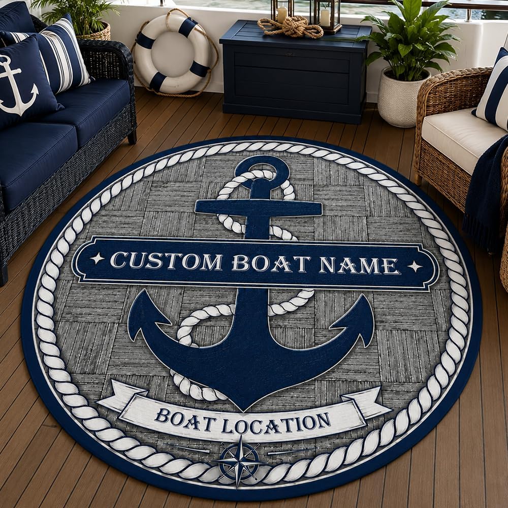 Custom Nautical Anchor Doormat - đánh giá và giá Home Decor Locations