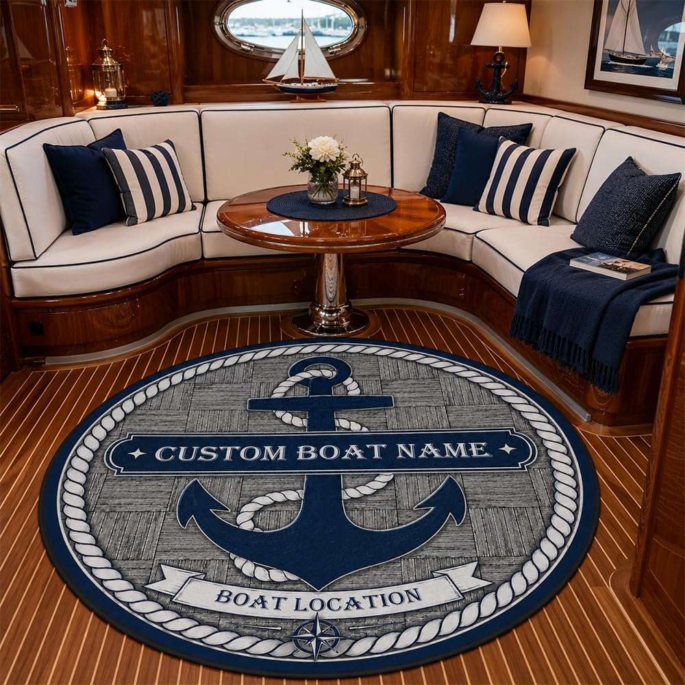 Custom Nautical Anchor Doormat - đánh giá và giá Home Decor Locations