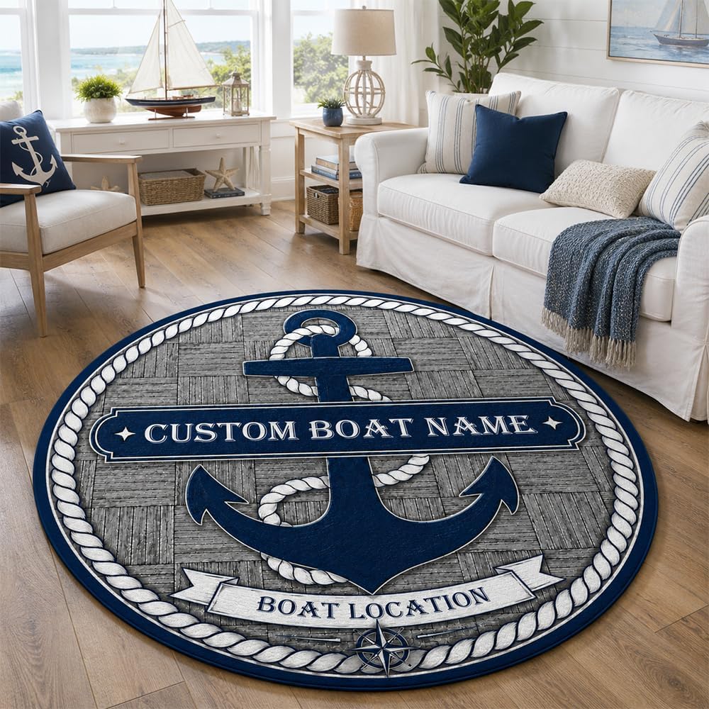 Custom Nautical Anchor Doormat - đánh giá và giá Home Decor Locations