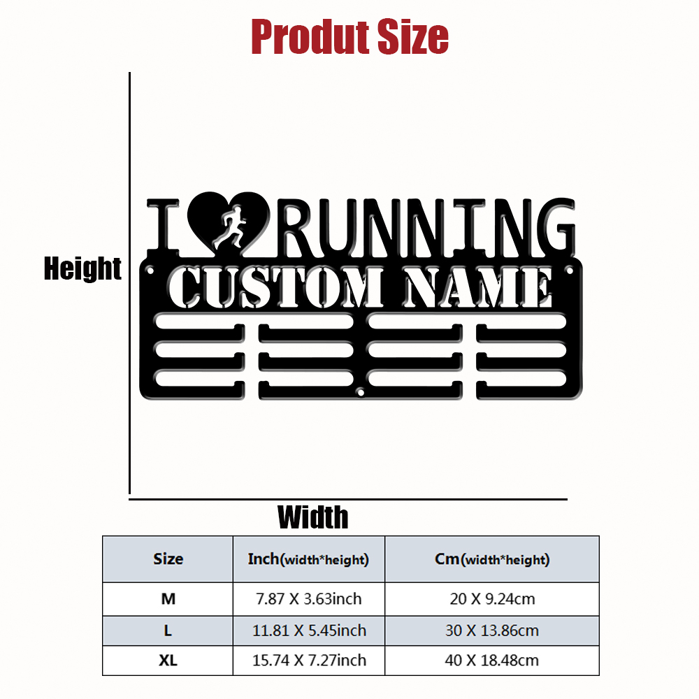 Custom I Love Running Metal Me - đánh giá và giá Home Decor For Birthday