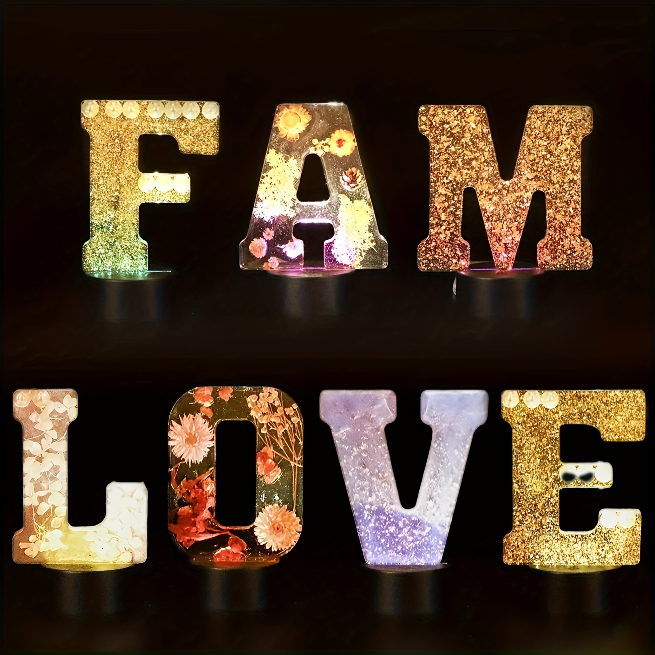 7-Inch Large Letter Resin Mold - đánh giá và giá Home Decor Logo