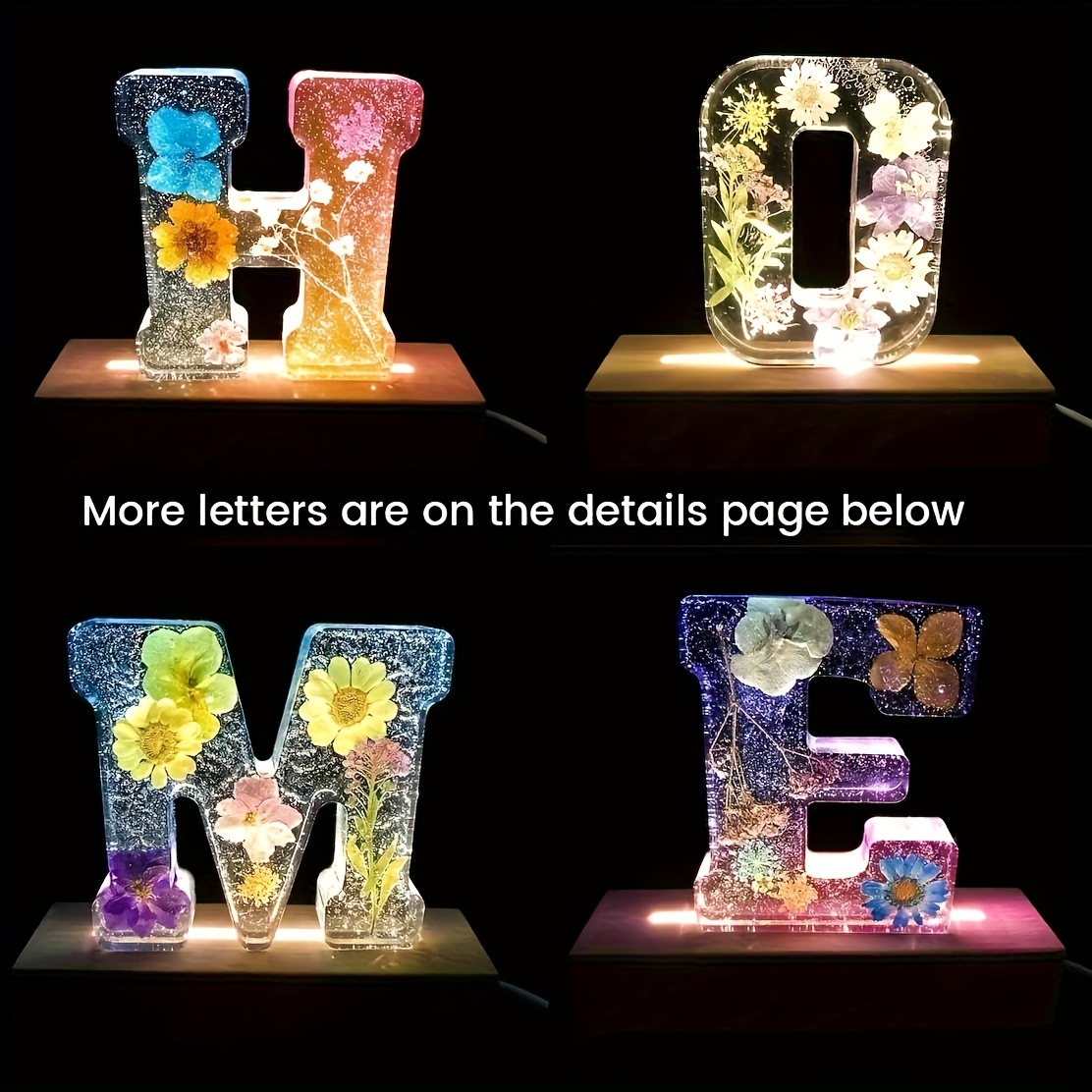 7-Inch Large Letter Resin Mold - đánh giá và giá Home Decor Logo