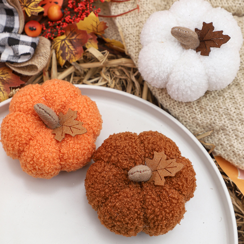 Fluffy Pumpkin Plush Halloween - đánh giá và giá Home Decor For Birthday