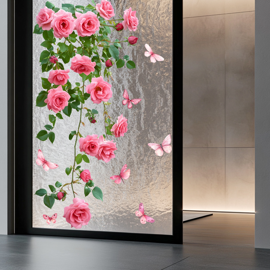 1PC Flower Vine Window Decal P - đánh giá và giá Home Decor Window Blinds
