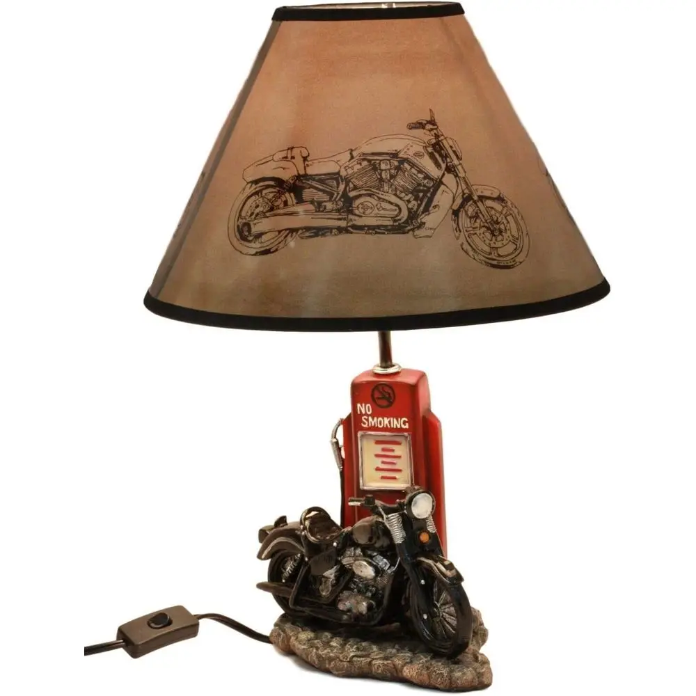 Vintage Retro Black Motorcycle - đánh giá và giá Home Decor Theme