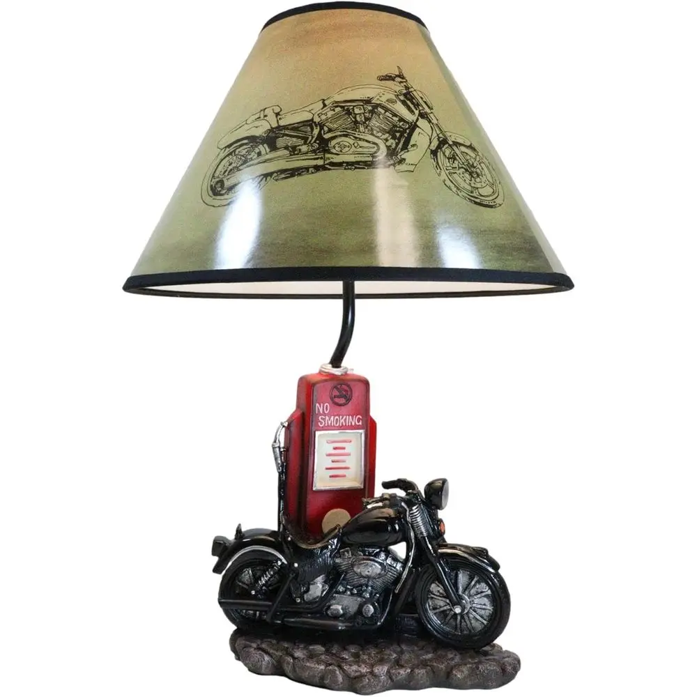 Vintage Retro Black Motorcycle - đánh giá và giá Home Decor Theme