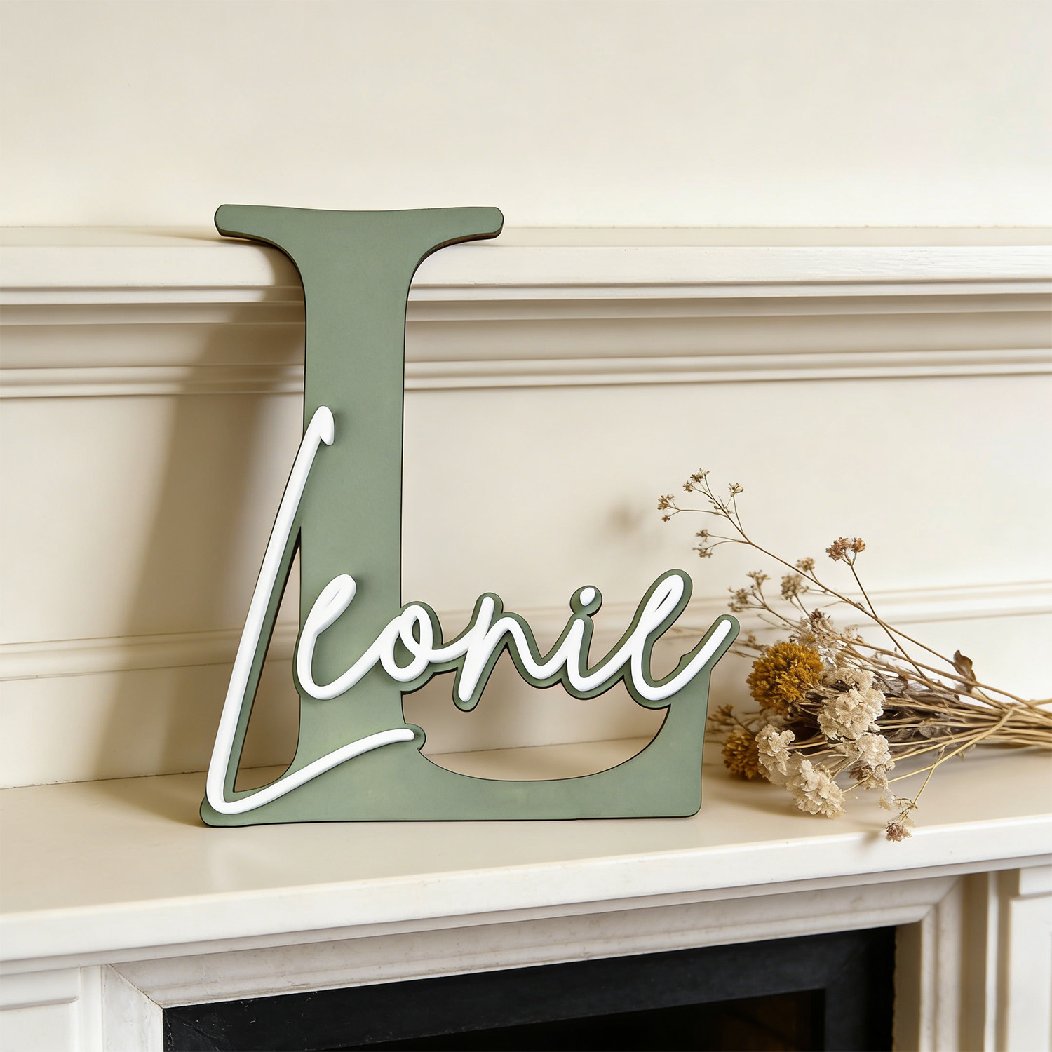 1pc Double-layer Wooden Name D - đánh giá và giá Home Decor For Birthday