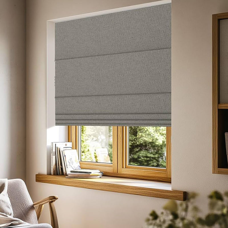 French Linen Blackout Roman Bl - đánh giá và giá Home Decor Window Blinds